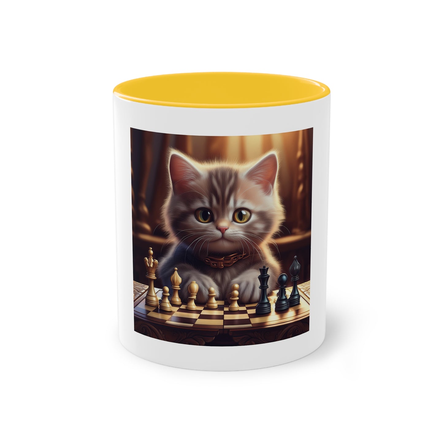 Cat playing chess, funny gift, funny mug, funny mugs, mug, birthday gift coffee cup, Christmas gift funny gifts, gift for him or her.