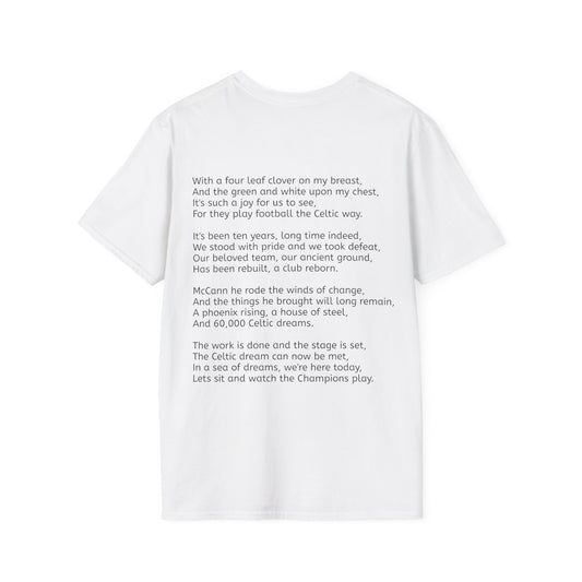 Celtic FC four leaf clover song T-shirt