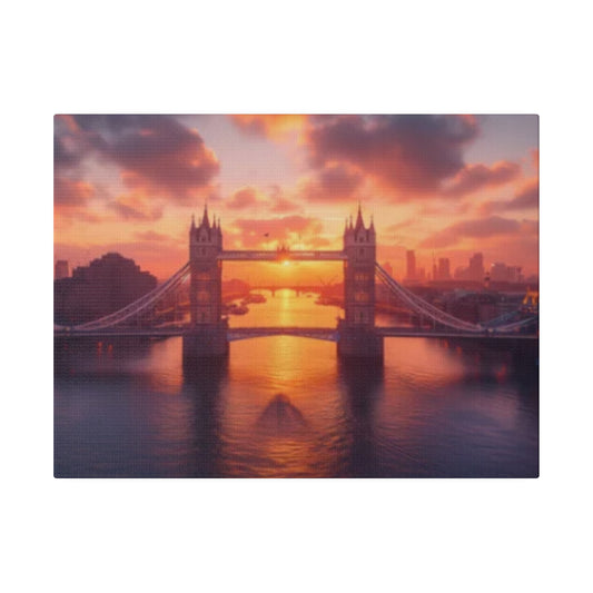 Enchanting Night time Photo of the London Bridge